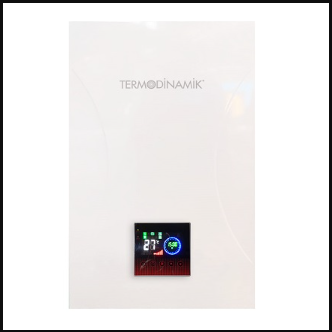 TERMODİNAMİK DEK 18 Dokunmatik Panelli Sıcak Sulu 3 Fazlı Elektrikli Kombi 380V